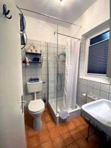 Phòng tắm tại Ferienwohnung Anita