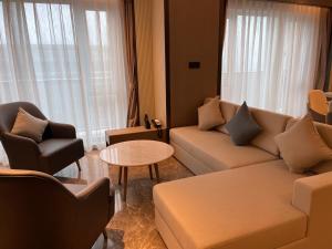 Posezení v ubytování Somerset Daxing Beijing