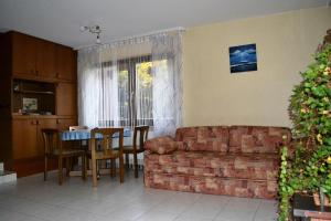 Posezení v ubytování Ferienwohnung BackHaus
