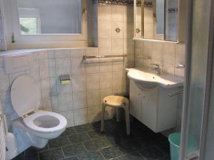 Koupelna v ubytování Chalet Josi