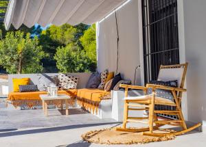 Część wypoczynkowa w obiekcie Cubo's Villa Loft El Parador de la Sierra