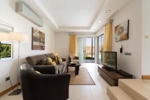 Et opholdsområde på Exclusive Villa Golf