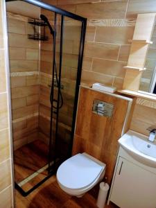 Koupelna v ubytování Agroturystyka u Cezarego