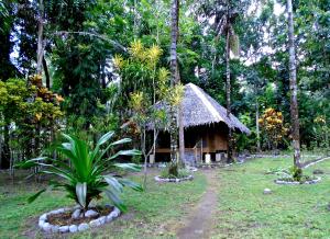 Taman di luar Nypa Style Resort Camiguin