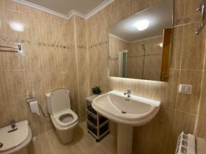 Koupelna v ubytování Apartamento Albelda Centro + 17 fotografií