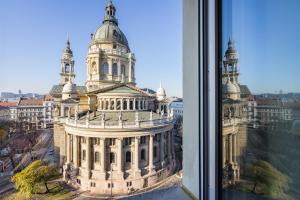 Výhľad na mesto Budapešť alebo výhľad na mesto priamo z apartmánu