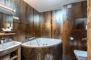 Ein Badezimmer in der Unterkunft Kukučka Lomnica - Tatranská Lomnica