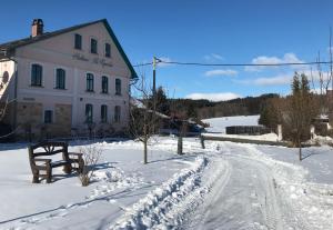 Na Kopečku AD 1795 - penzion s restaurací a wellness v Podkrkonoší v zimě