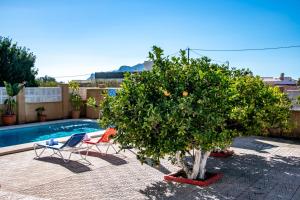 Basen w obiekcie Villas Guzman Ismael lub w pobliżu