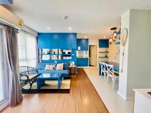 Postel nebo postele na pokoji v ubytování Baan Imm Aim Huahin sea view