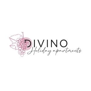 a logo for a wine festival with a bunch of grapes at DiVino Holiday Apartments in Alba