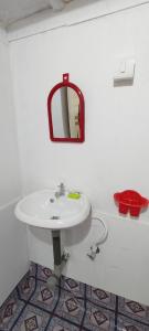 A bathroom at SHIV SAI HUTS