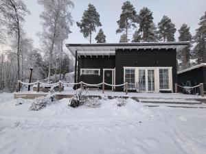 Obiekt Lakehouse Oulu zimą