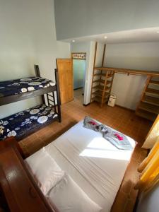 een kamer met 2 stapelbedden in een kamer bij Casa Luna Apartment in Puerto Viejo