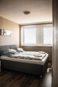 Posteľ alebo postele v izbe v ubytovaní Panorama View Apartment