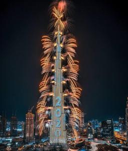 Fotografie z fotogalerie ubytování Elegant Apartment with Burj Khalifa View, Downtown v Dubaji