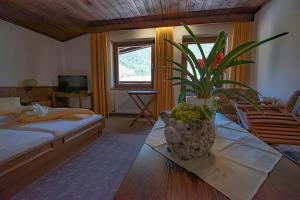 TV a/nebo společenská místnost v ubytování Appartement Pillersee
