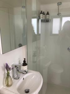 Ett badrum på Tiny Home … BIG Views