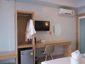 TV a/nebo společenská místnost v ubytování Luxe Villa