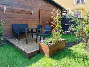 Zahrada ubytování Reginas Ferienhäuschen