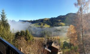 Un paisaje natural cerca del chalet de montaña
