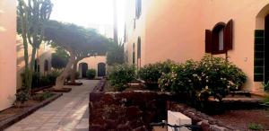 A garden outside Apartment with large relax terrace and top equipment