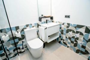 Koupelna v ubytování Mochoruralhome estudio + 16 fotografií