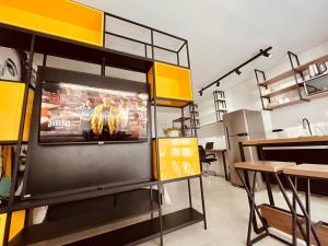 Kuchyň nebo kuchyňský kout v ubytování Flat Libertad, 404 A, com vaga de garagem