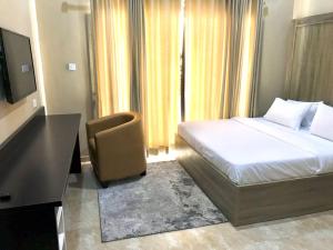 Katil atau katil-katil dalam bilik di Hotel Capitol