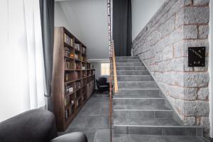 Knihovna v bed and breakfast