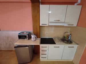 Kuchyň nebo kuchyňský kout v ubytování Apartmani Tomić 4*