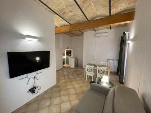 TV a/nebo společenská místnost v ubytování B&B Sacca