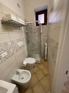 Koupelna v ubytování B&B Sacca