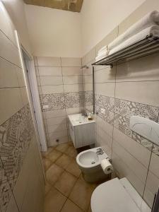 Koupelna v ubytování B&B Sacca