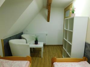Voodi või voodid majutusasutuse Apartmány Brychovi toas