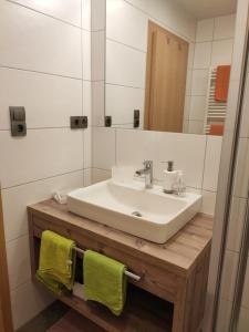Koupelna v ubytování Haus Antonia