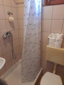 Koupelna v ubytování NATUR mini