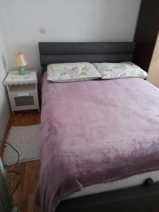 Postel nebo postele na pokoji v ubytování NATUR mini