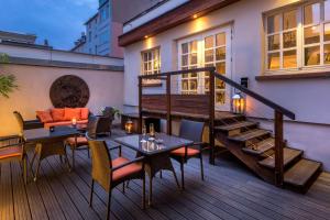 A seating area at Best Western Plus Hotel Villa D'est