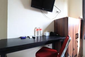 TV a/nebo společenská místnost v ubytování AMS Hotel Koja