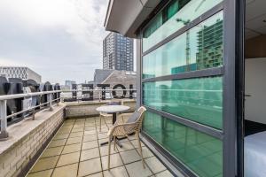 Balkón nebo terasa v ubytování Hotel Docklands Antwerpen