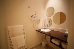 Koupelna v ubytování Hotel La Beauze