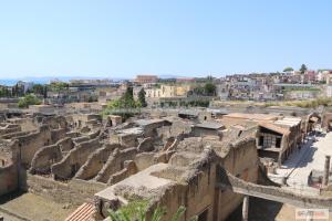 Vedere generală la Ercolano sau o vedere a orașului de la acest B&B