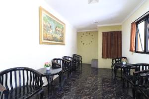 Istumisnurk majutusasutuses AMS Hotel Koja