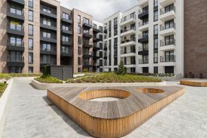 Budynek, w którym mieści się apartament