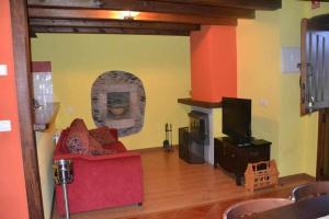 A seating area at Apartamento La Casa del Abuelo Justo