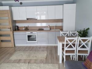 Kuchyň nebo kuchyňský kout v ubytování Apartament Twoja Chwila + 5 fotografií