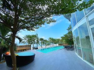 Bazén v ubytování Dojo pool villa nebo v jeho okolí