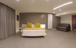 Postel nebo postele na pokoji v ubytování FuoriSquadra B&B