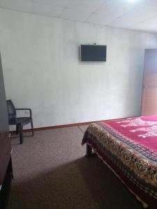TV o dispositivi per l'intrattenimento presso Montano Camping & Hostel